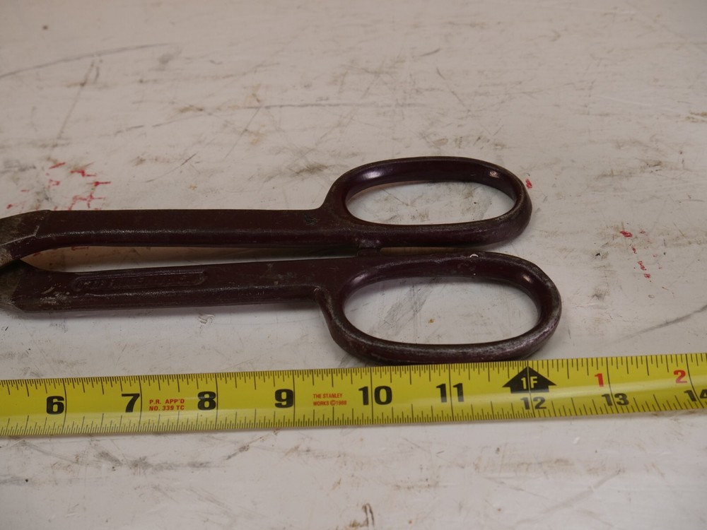 Vintage Stanley Tin Snips 1550 TESTED