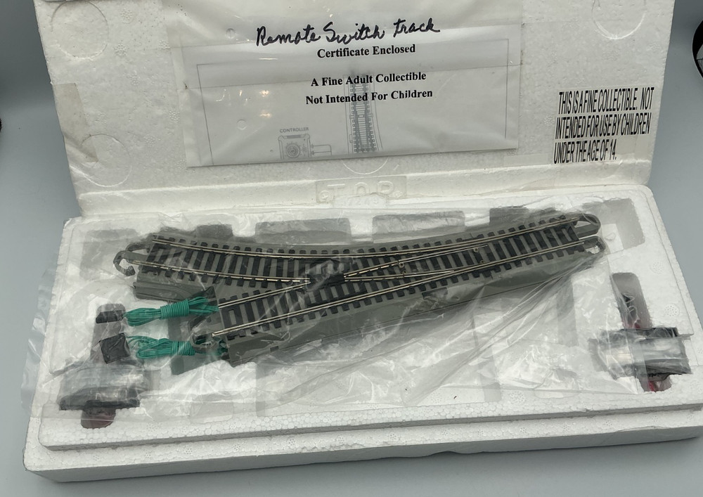Hawthorne Village Remote switch track, certificate enclosed