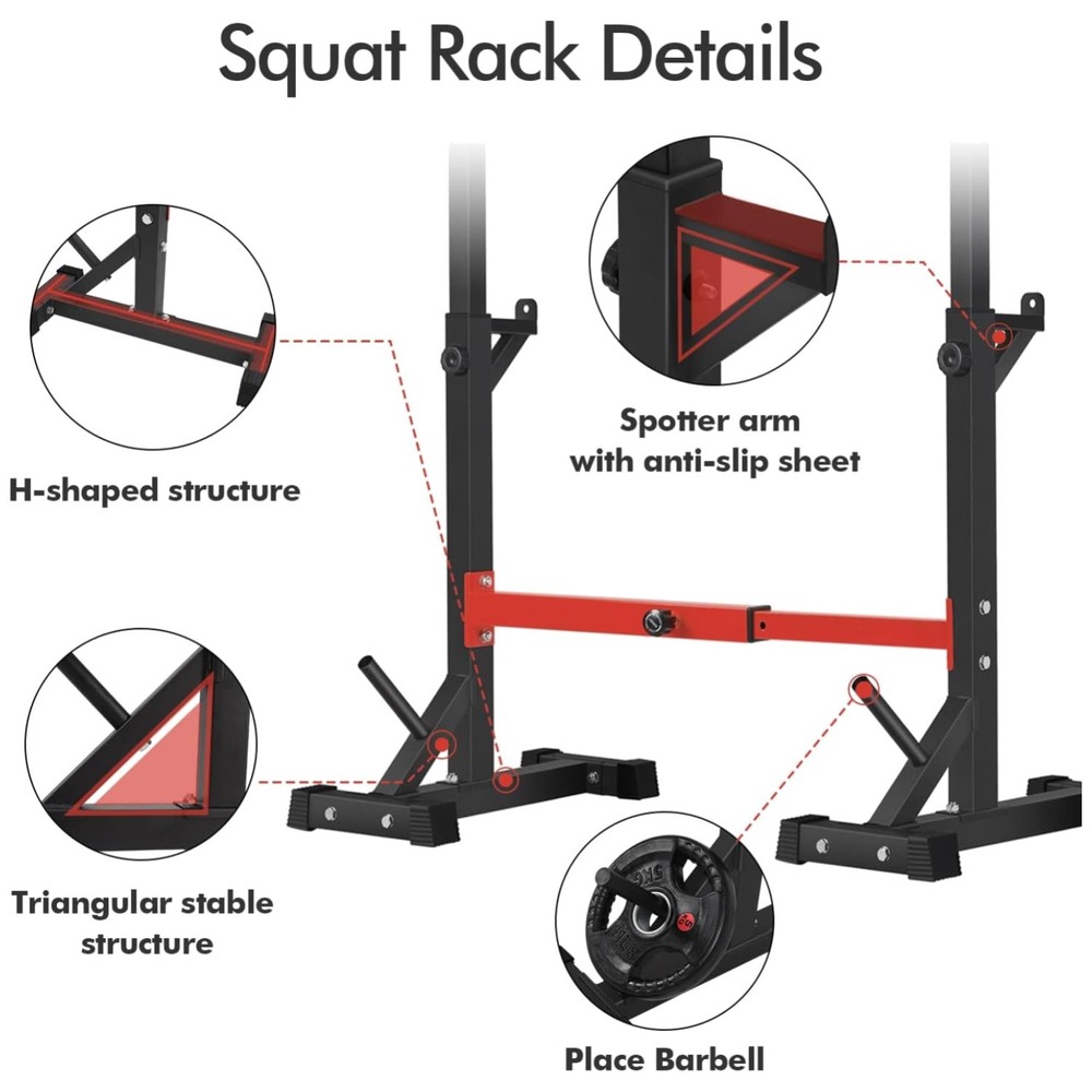 Multi-Functional Weight Rack for Home Gym