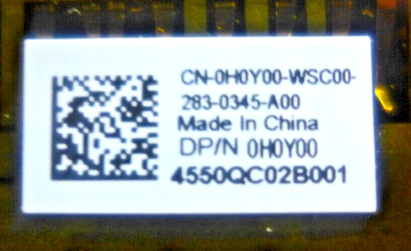 Genuine Dell SD Card Reader Adapter Board H0Y00