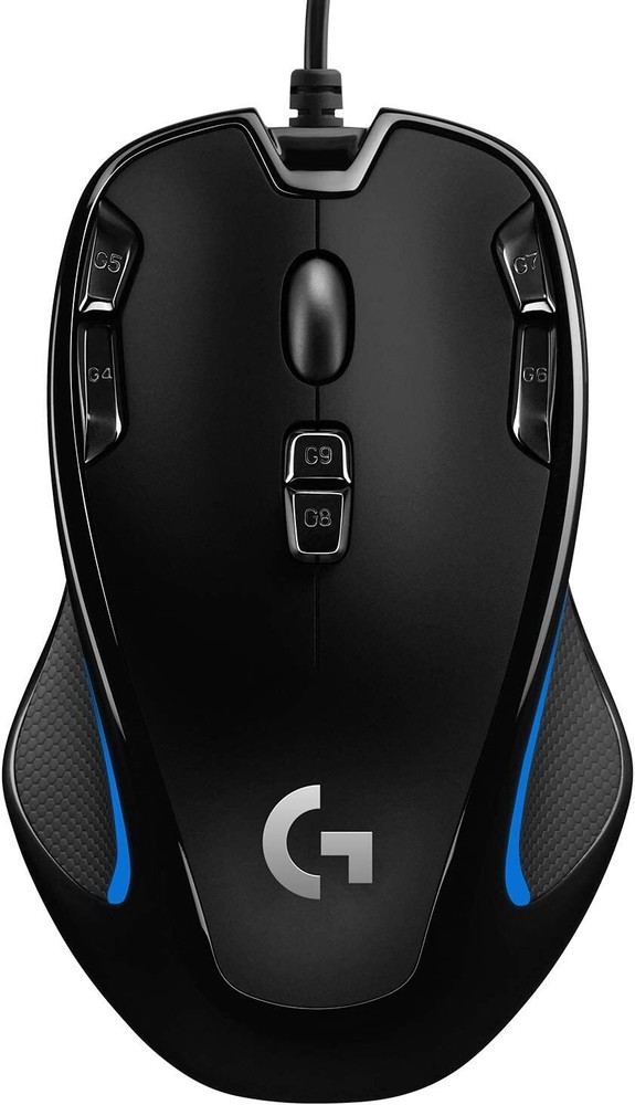 Logitech G300s Optical Ambidextrous Gaming Mouse – 9 Programmable Buttons,
