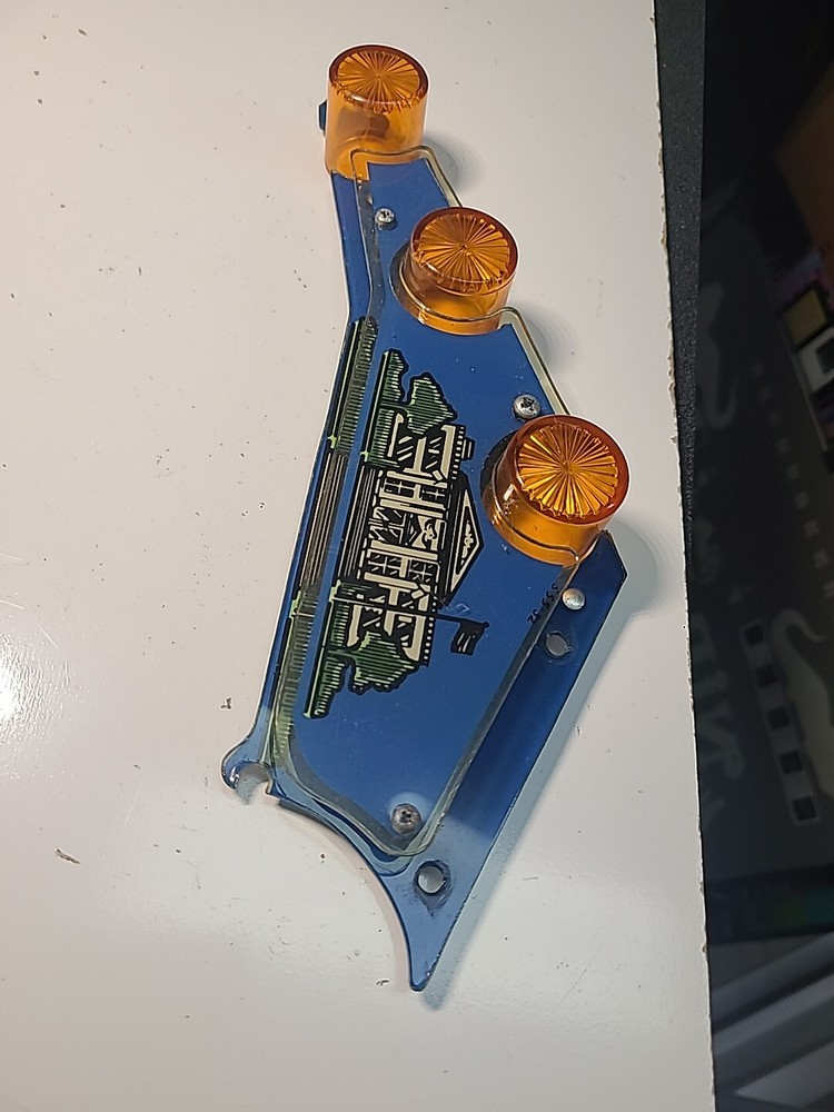 Williams MILLIONAIRE Pinball Machine Plastics - One Broken