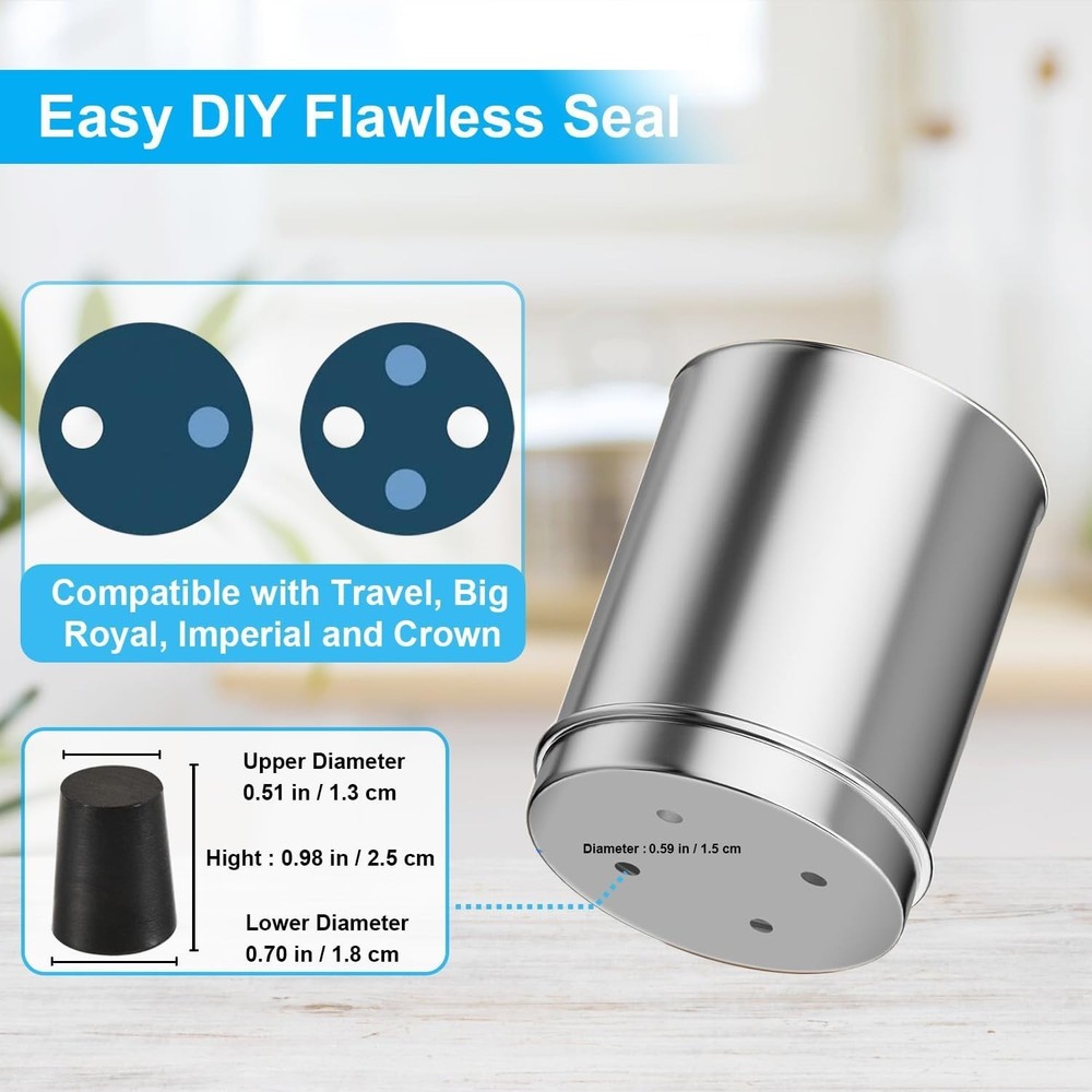 Replacement Kit for Berkey Filter Wing Nuts Washers Plugs Gravity Water Filter