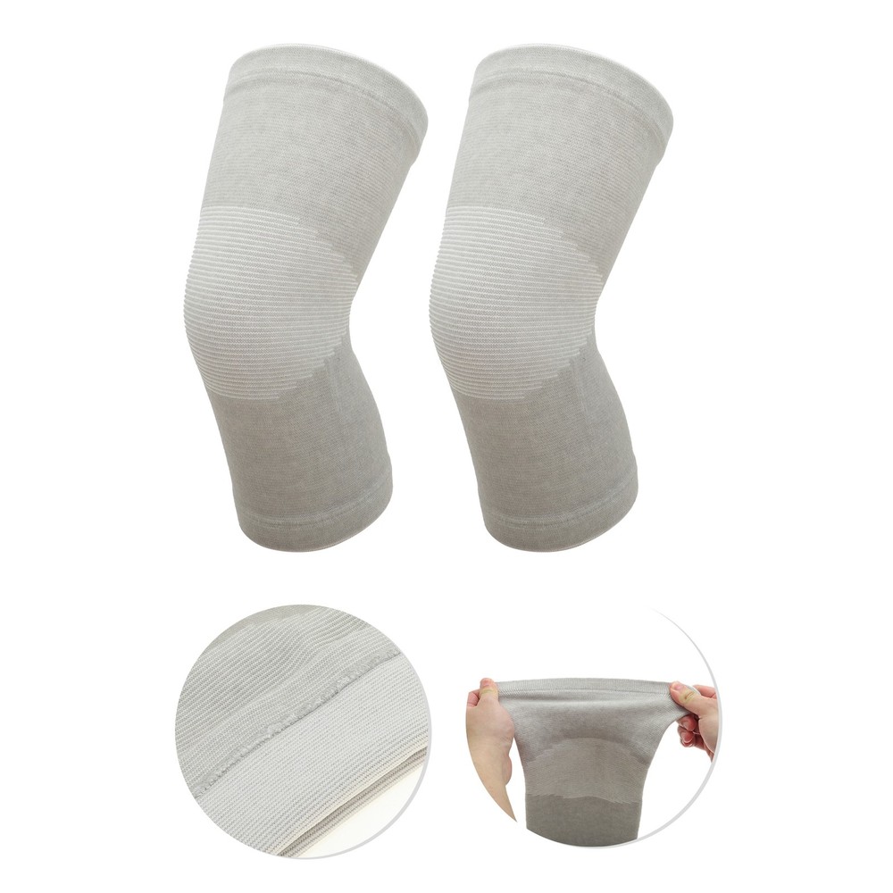 Comfortable Knee Pads X Large Size Gray 1 Pair