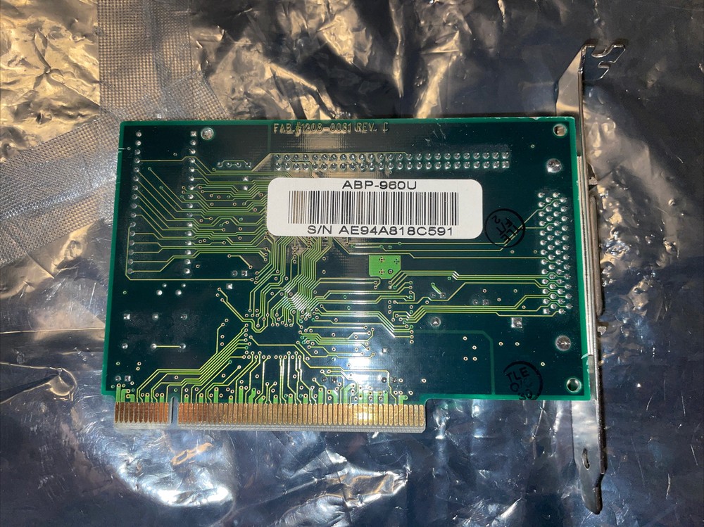 Iomega ABP-960U PCI SCSI Controller Card
