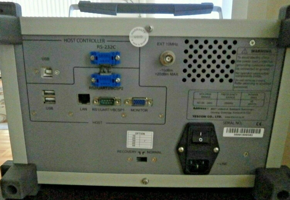 Tescom TC-3000C Bluetooth Analyzer Generator opt 30 Protocol LMP HCI SDP L2CAP