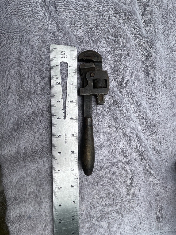 Monkey Wrench Wood Handle 7”