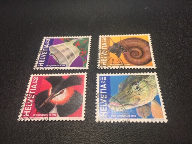Switzerland B634-637 used