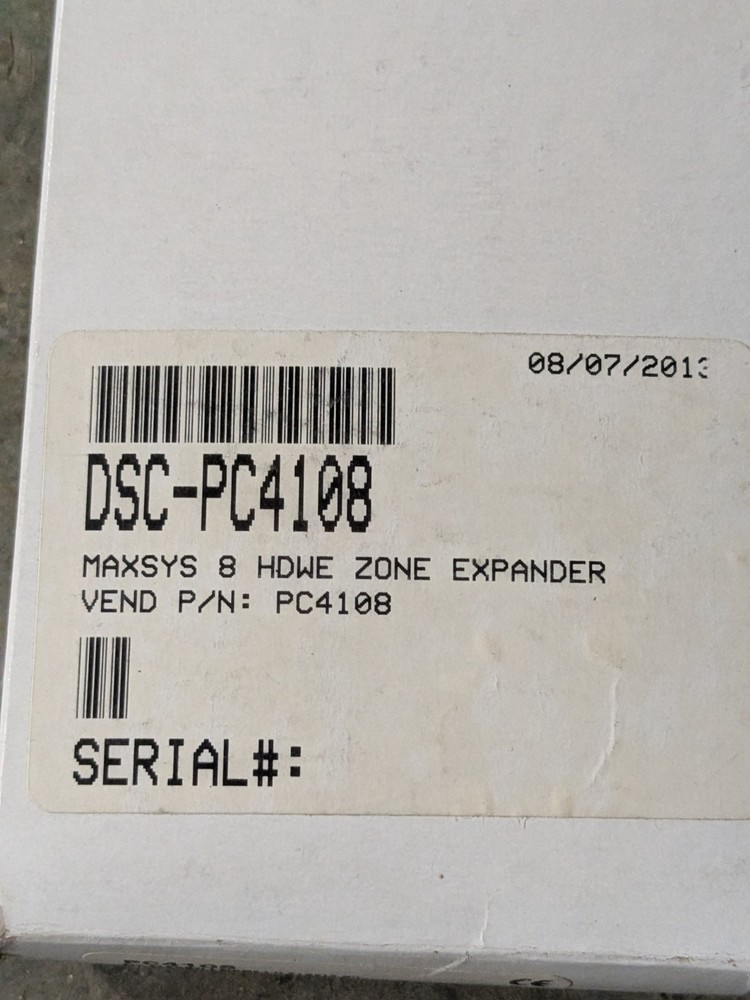 DSC PC4108 MAXSYS 8-Zone Hardwire Zone Expansion Module NEW!