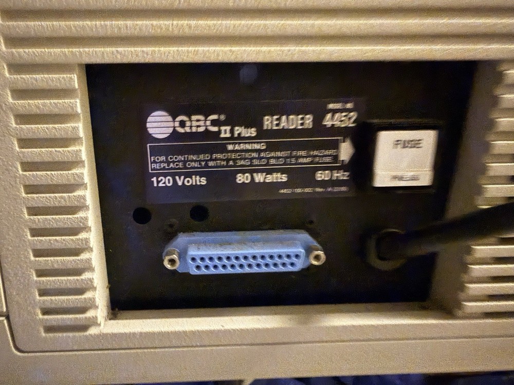 Becton Dickinson QBC II Plus Reader Model 4452 Hematology Analyzer