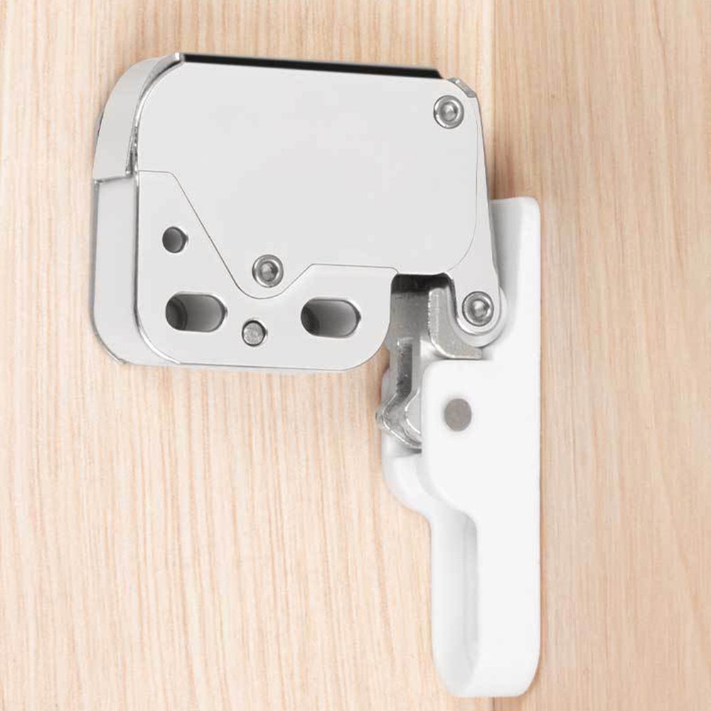 4 Pack Spring Loaded Push Catch Latch for Cabinet Doors For Easy Operation