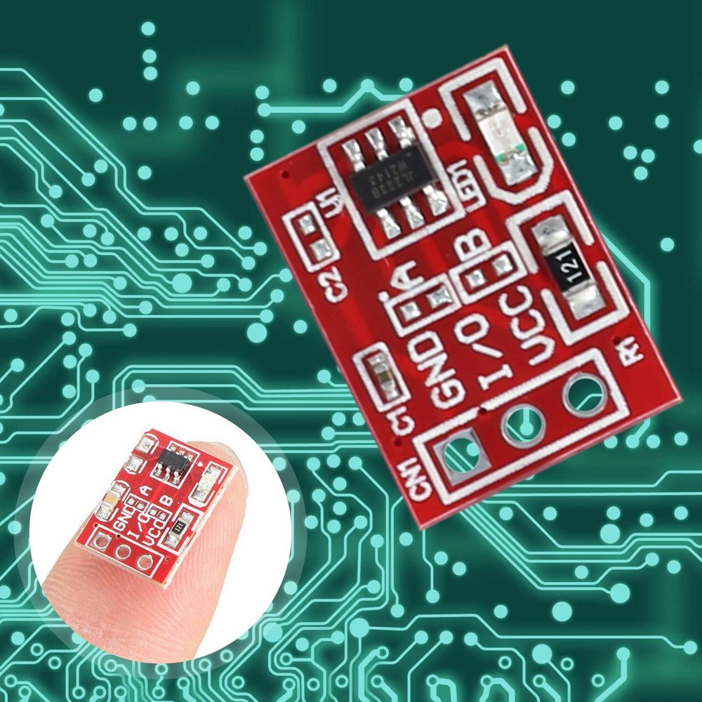 50pcs TTP223 button modular self-locking capacitive jog switch 7396