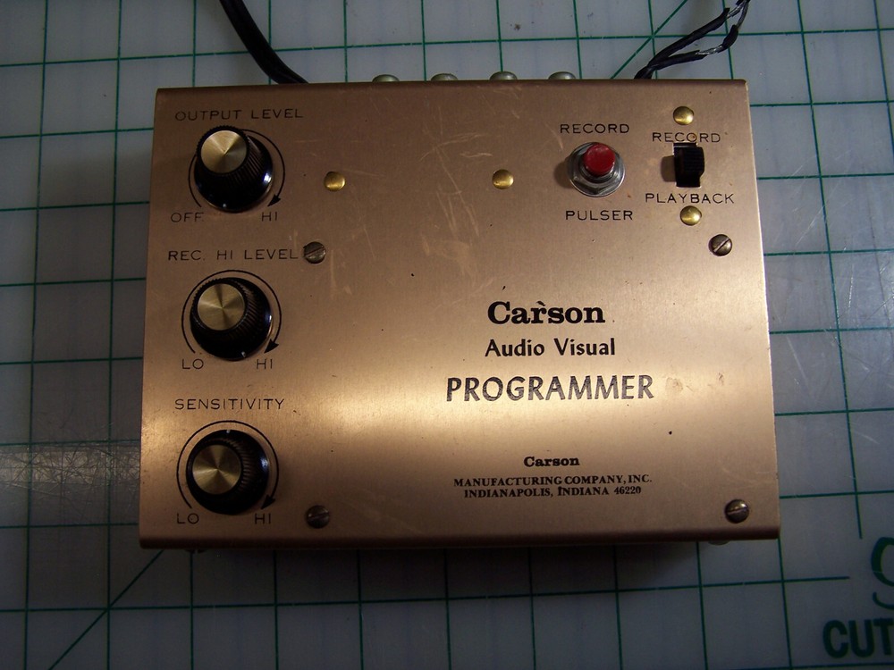 Vintage Carson Audio Visual Programer fro Repair