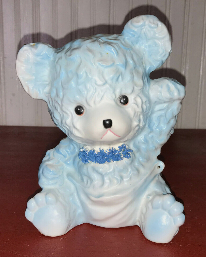1963 SAMSON IMPORT BABY BLUE BOY BEAR PLANTER