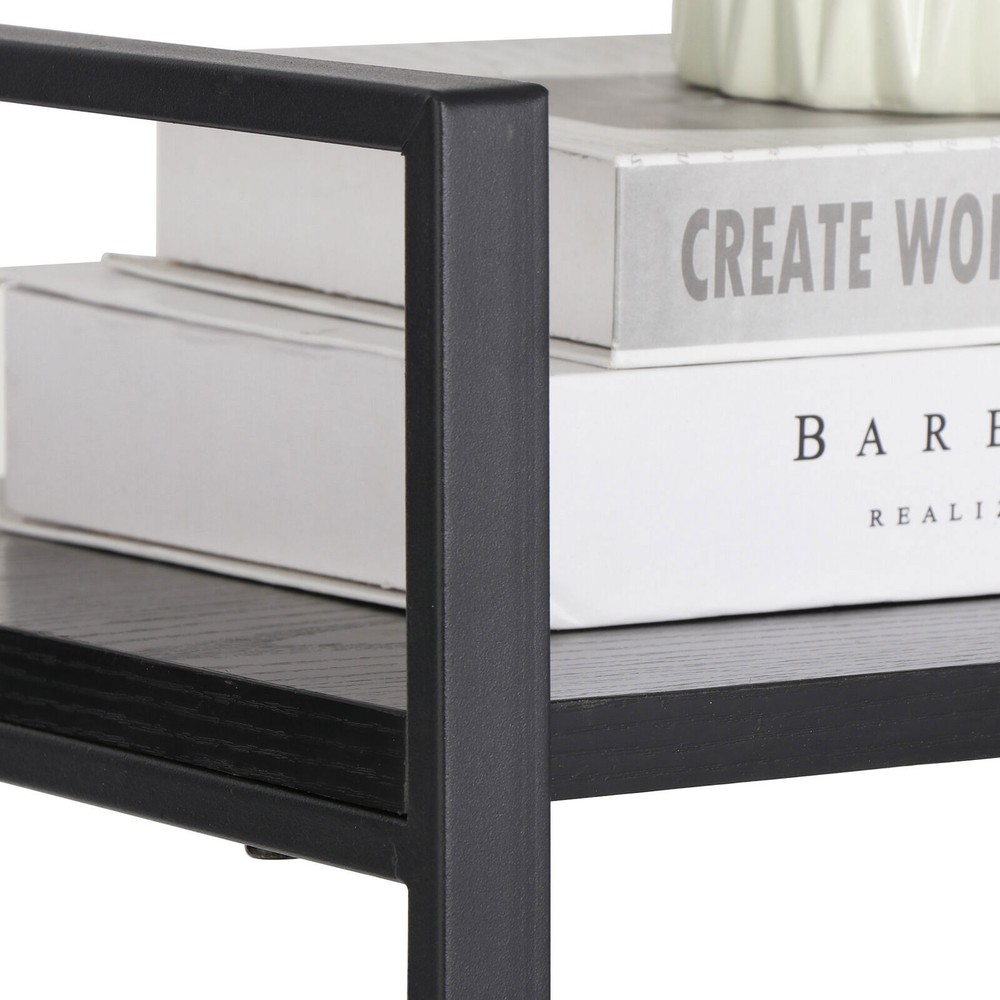 2 Tier Bookshelves for Small Space Open Standing Bookcase Storage Rack Shelf