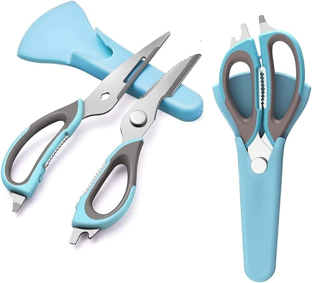 Kitchen Poultry Shears – Sharp Scissors for Food Prep, with Built-In Magnet