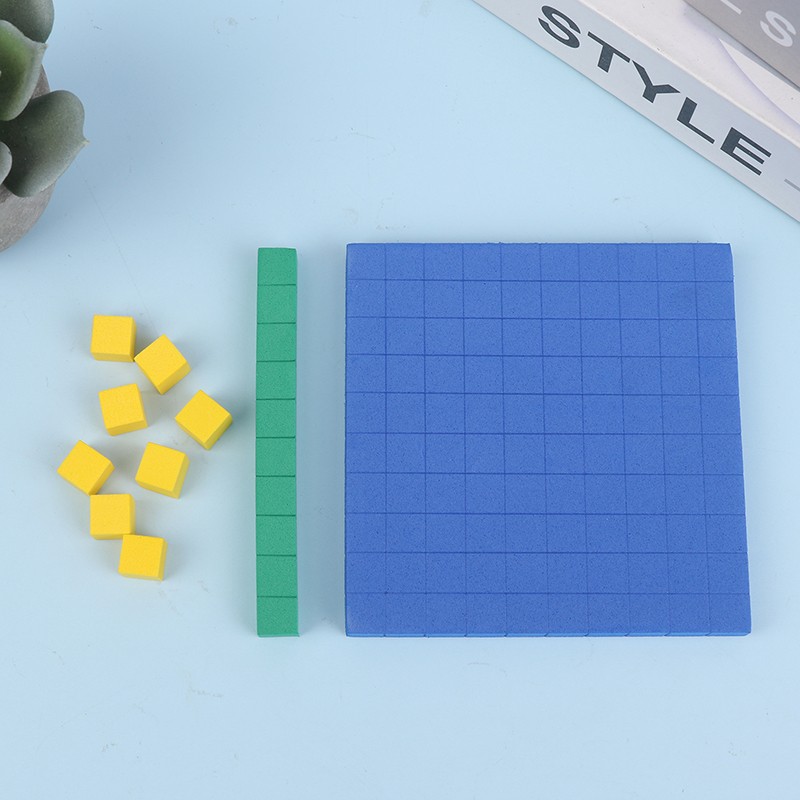 Base Ten Blocks 130Pcs For Math Place Value Blocks Base 10 Math Manipulatives