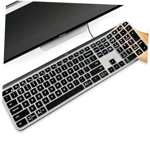 Premium Ultra Thin Silicone Keyboard Logitech MX Translucent black