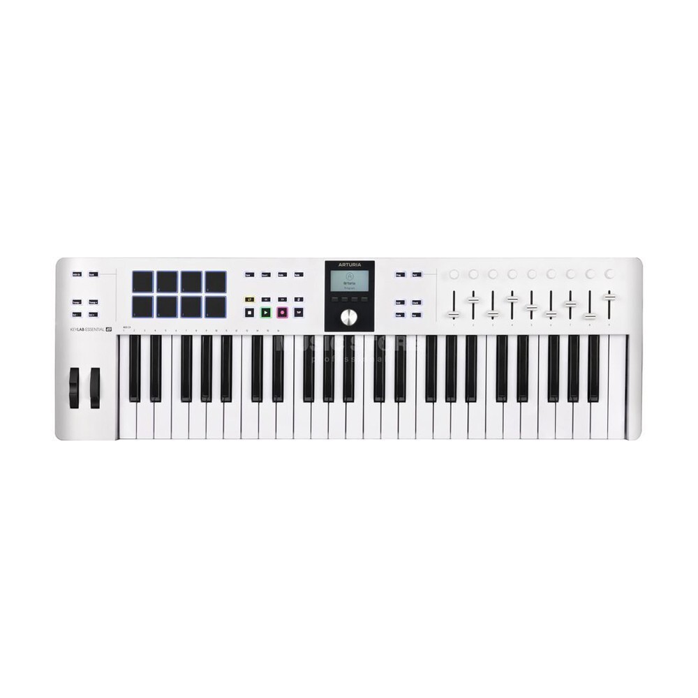 Arturia KeyLab Essential 49 - Universal MIDI Controller - 49 Key - White