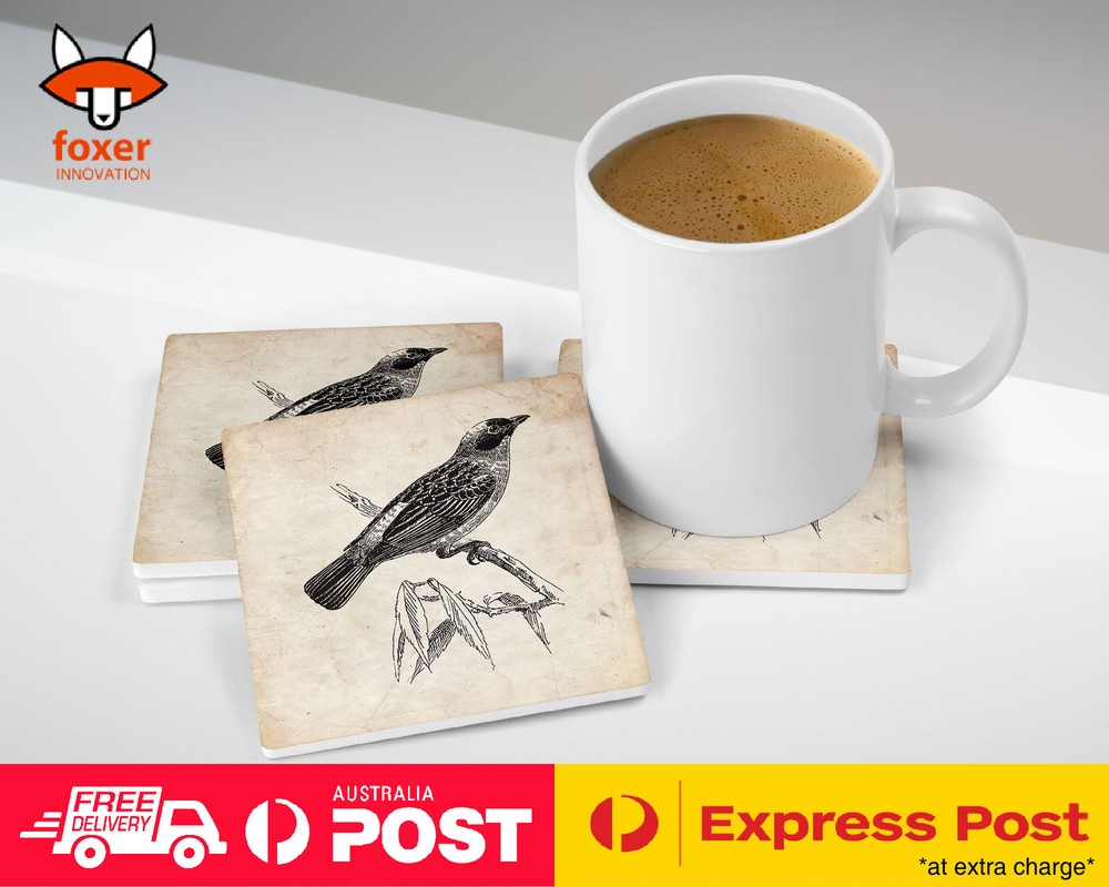 COASTER COFFEE DRINKING MAT|TANAGER BIRD