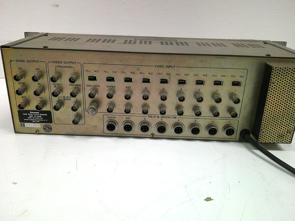 Panasonic Vintage Special Effects Generator WJ-4600B