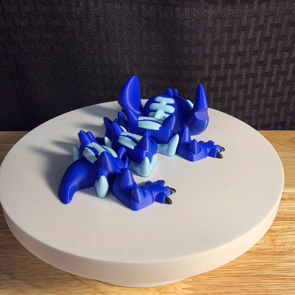 Stitch Dragon, 3D Printed Items