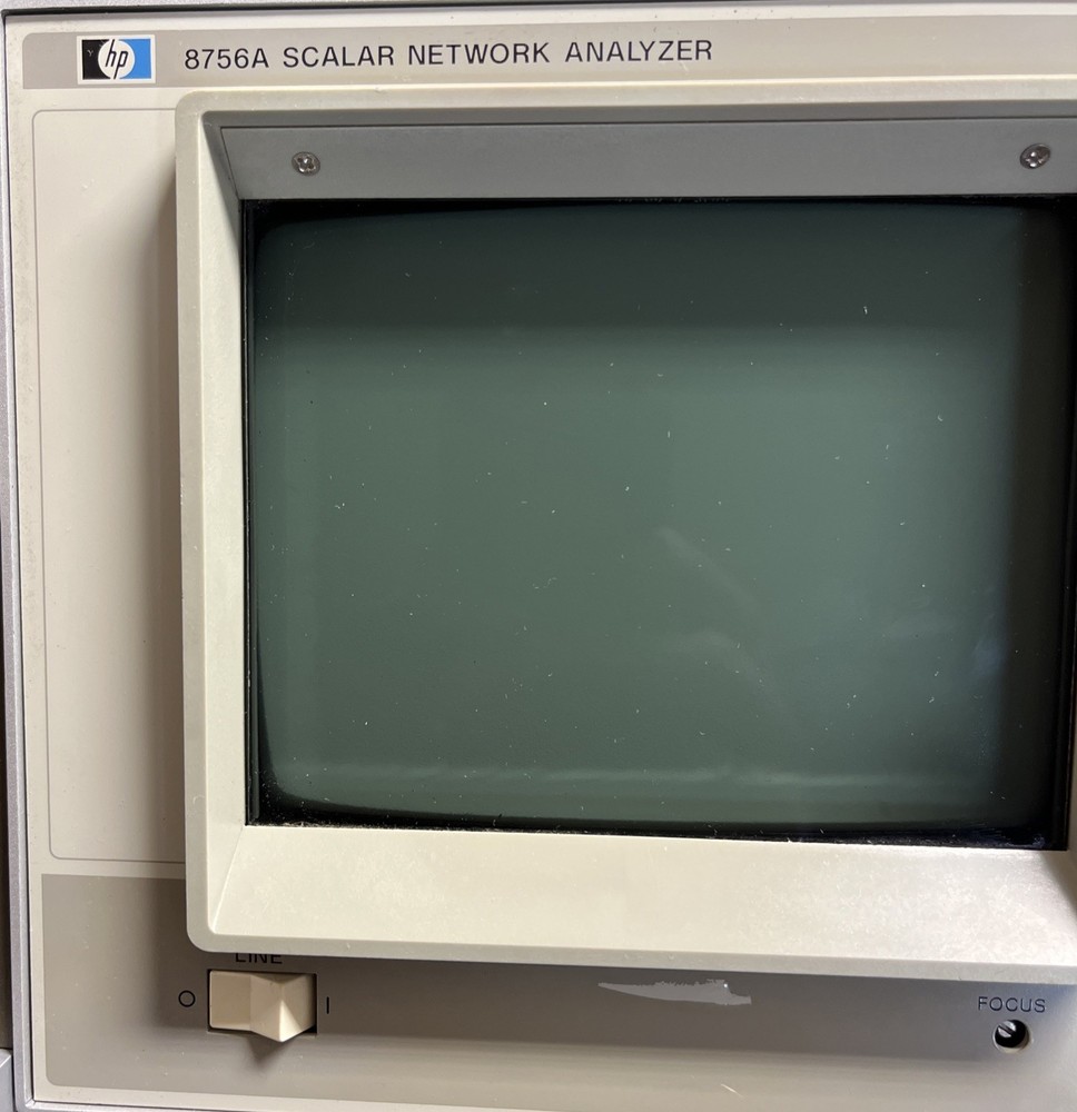 HP 8756A Scalar Network Analyzer, Bright Crt
