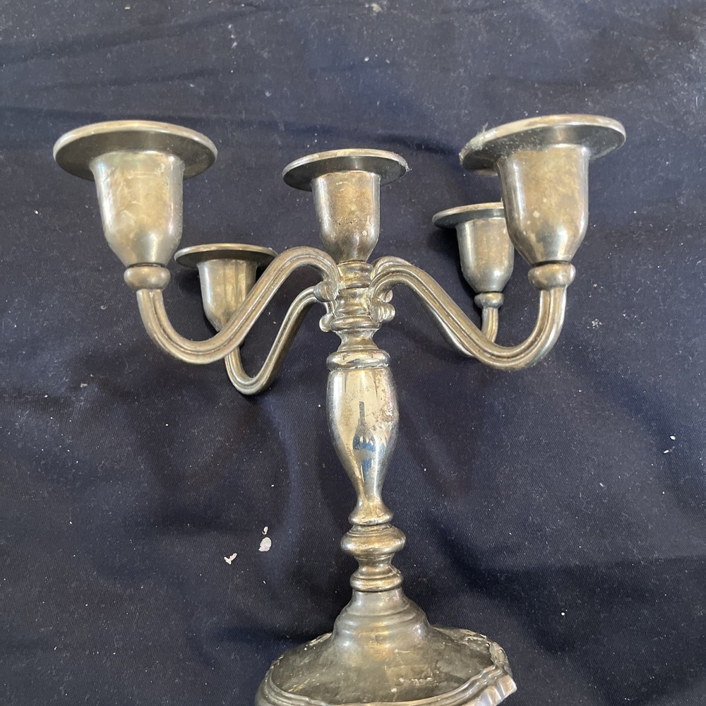 Godinger Silver-Plated 4 Arm Candle Holder