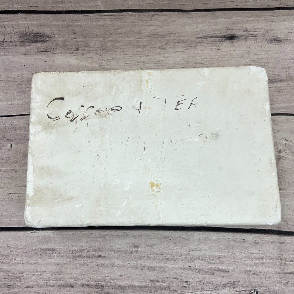 FASHen Ceramic Slip Casting Mold Coffee + Tea Plaques #27