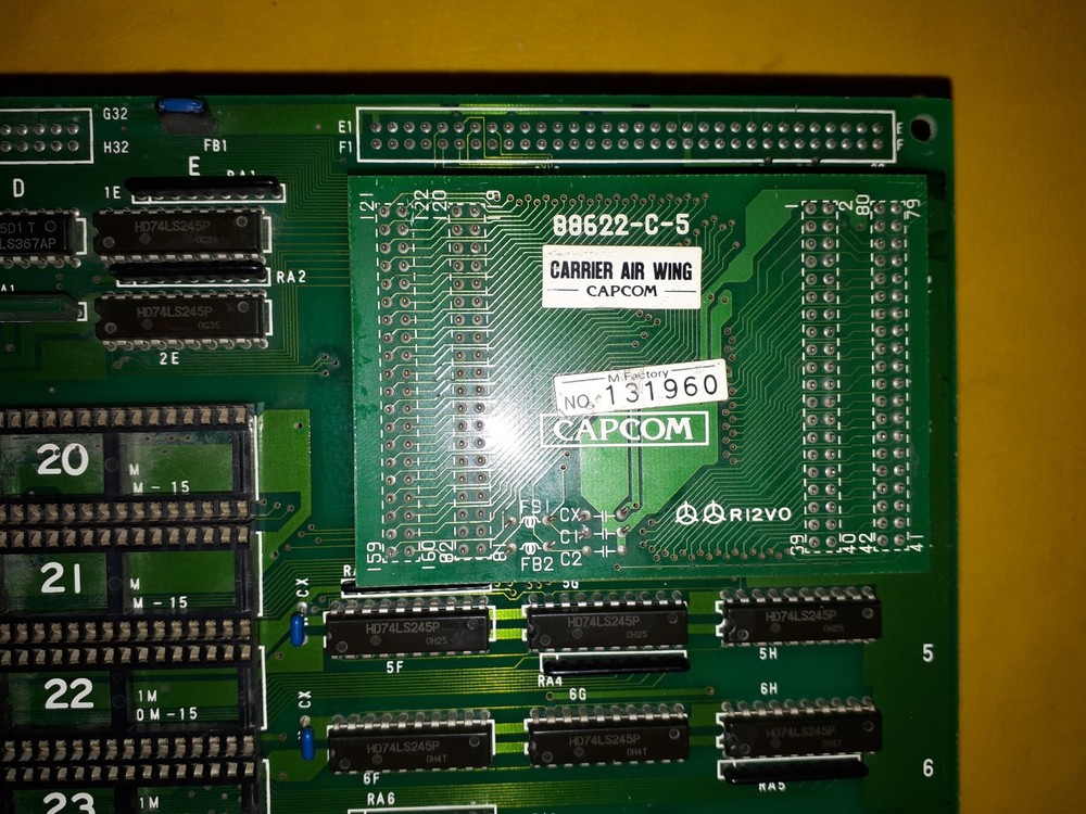 Carrier Air Wing ORJINAL CPS 1 - JAMMA PCB - WORKING