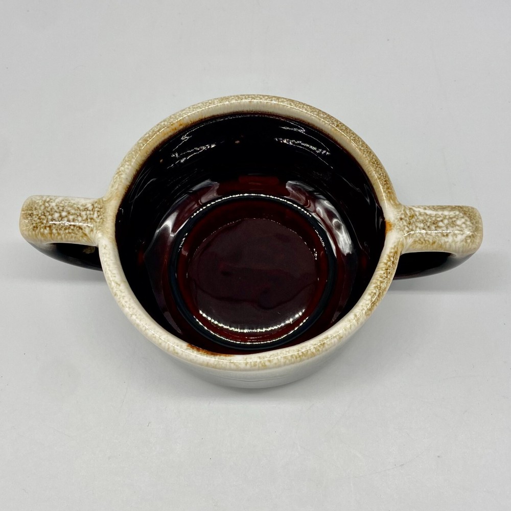 Pfaltzgraff Gourmet Brown Drip Open Sugar Bowl #22 - EUC