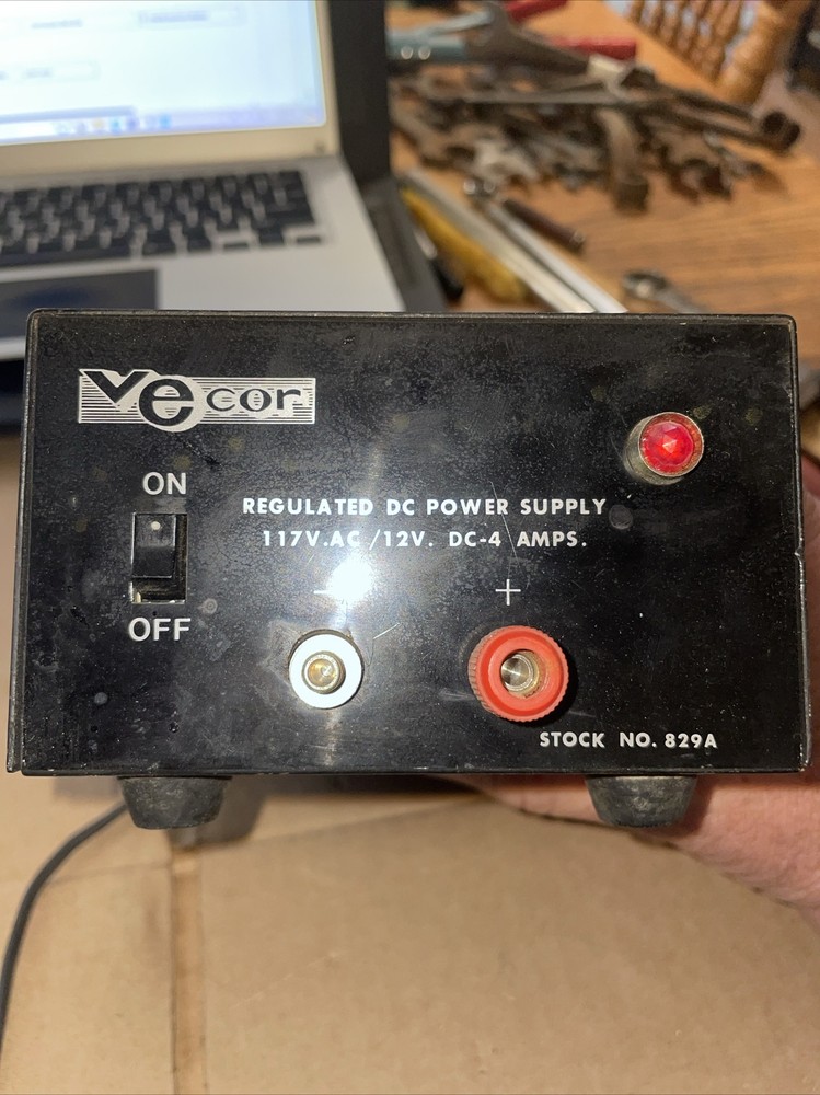 VINTAGE ELECTRONICS VECOR DC POWER SUPPLY REGULATED 829A VE-Cor