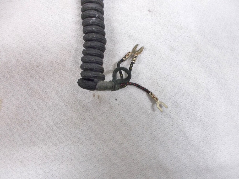 Coiled Black Handset Cord