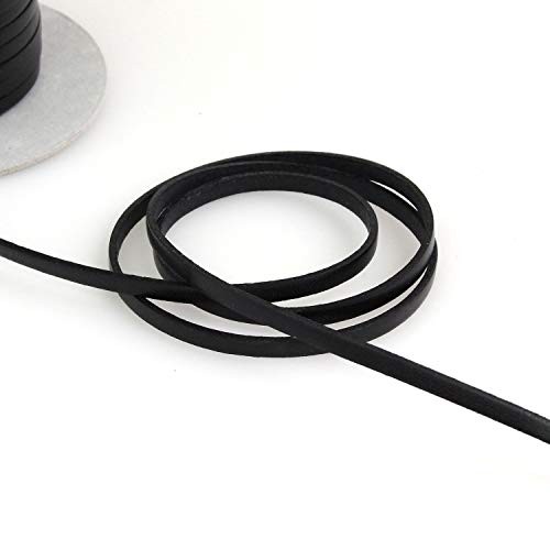 Nippon Chuko Nume Leather Tape, Black, Leather Craft