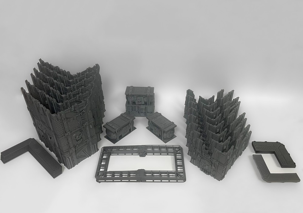 WTC 40K Foldable Terrain - Orks | WH40K Wargame Scenery