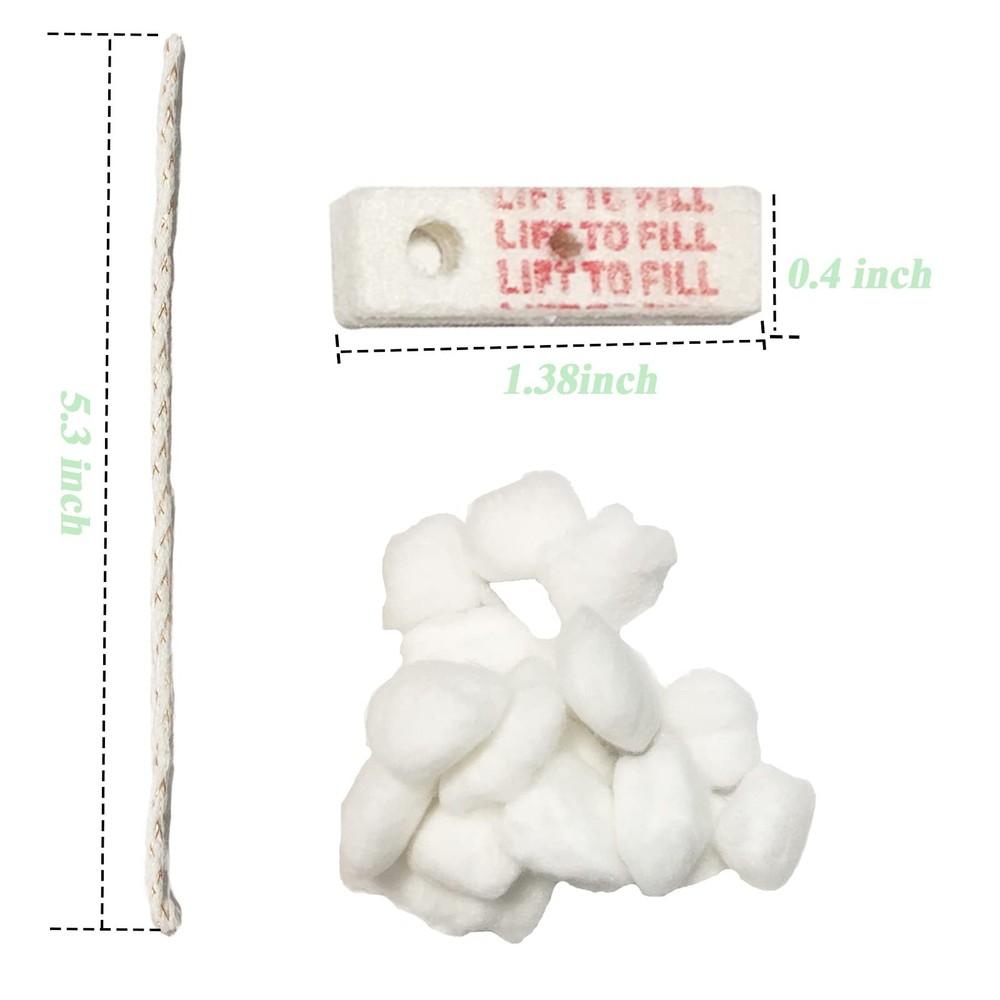 Lighter Cotton Wadding and Felt and Wick for Universal Lighter Lighter Replac