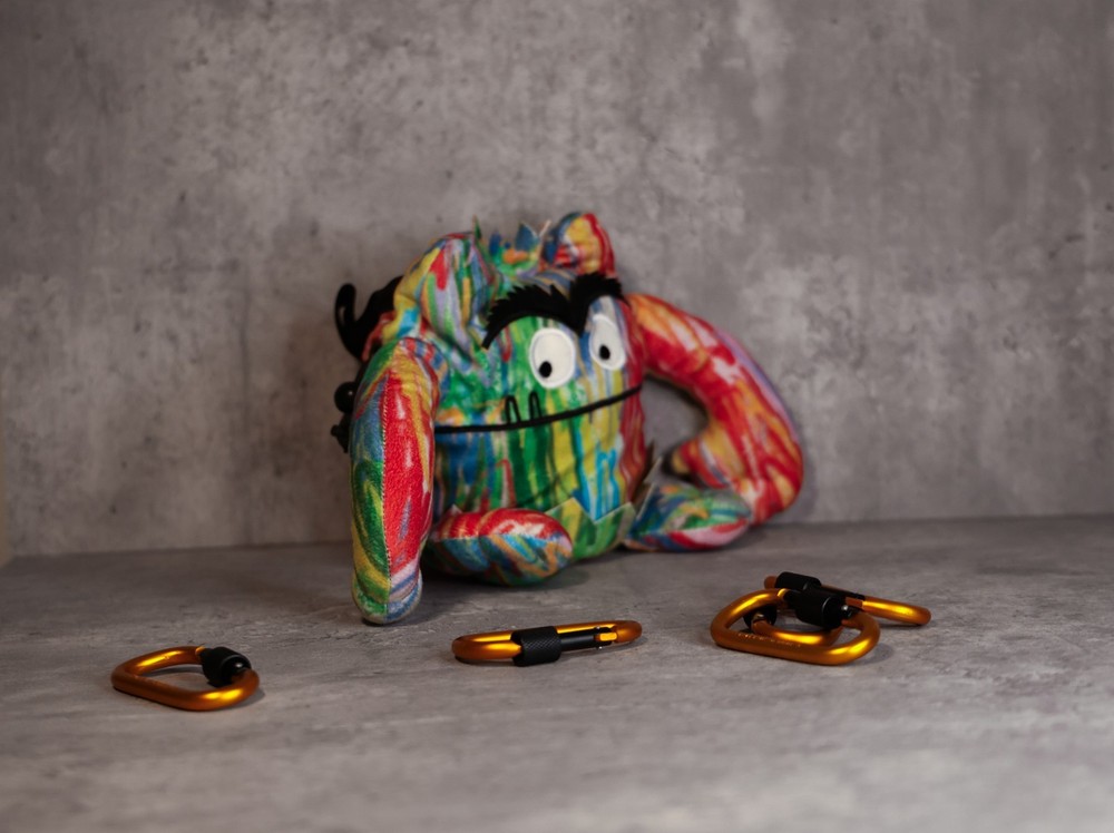 Rainbow Monster Chalk Bag
