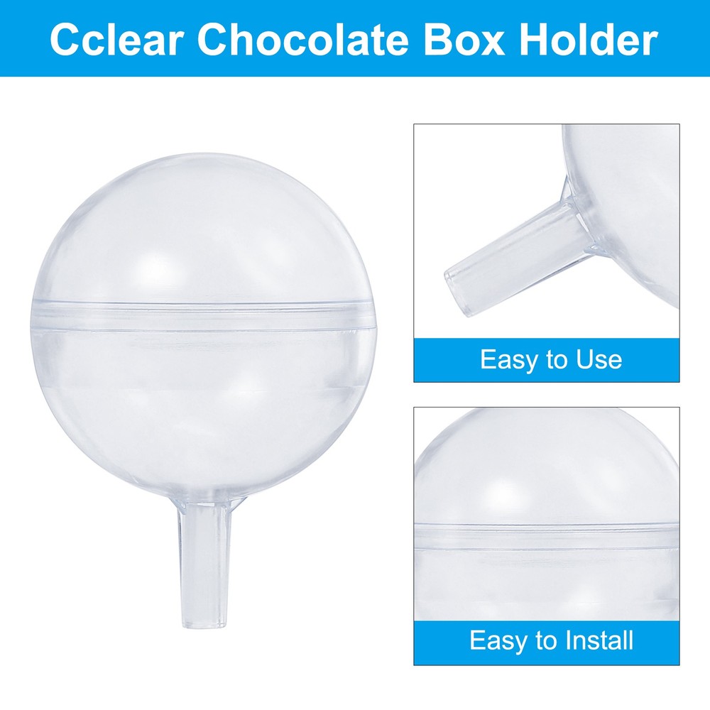 15pcs Clear Chocolate Holder Candy Ball Holder
