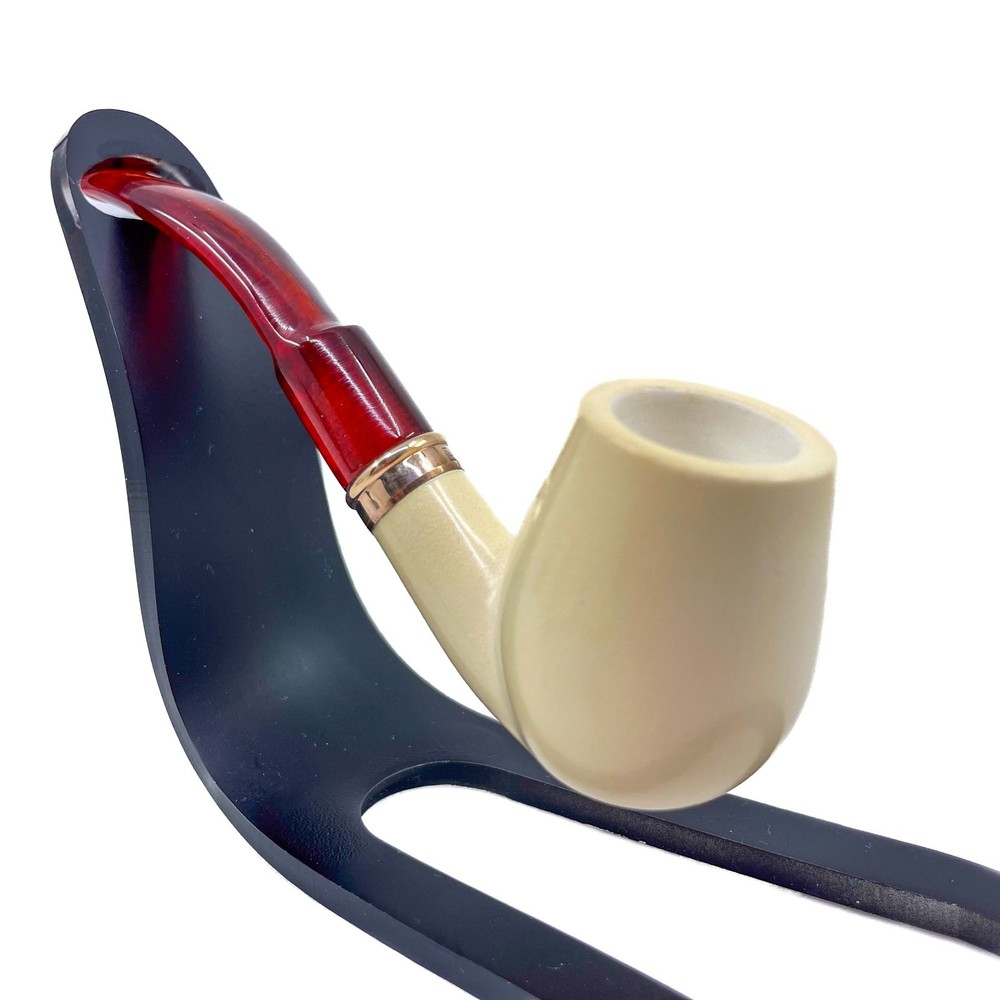 S.Yanik Meerschaum Pipe – Smooth Billiard
