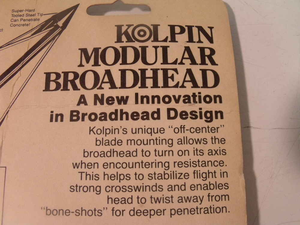 New Kolpin Manufacturing #900 Modular Broadhead