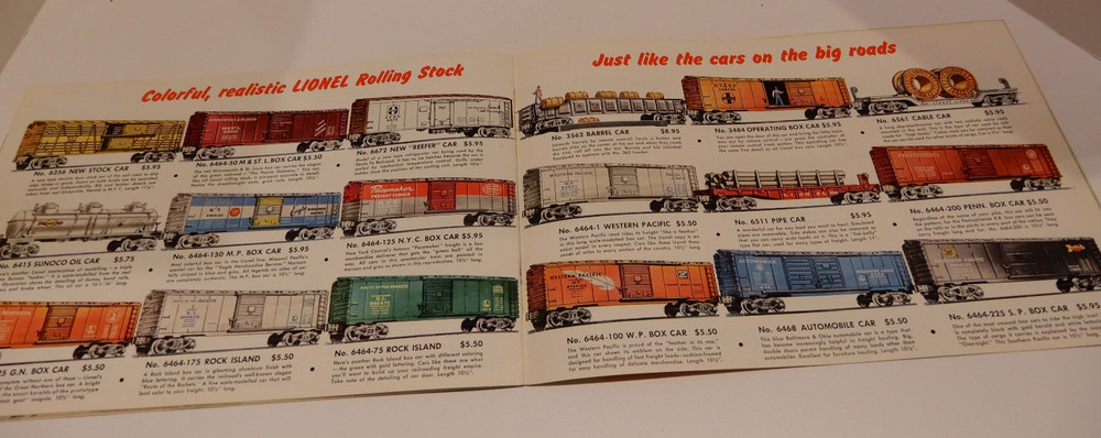 LIONEL Original Postwar 1954 Train Catalog