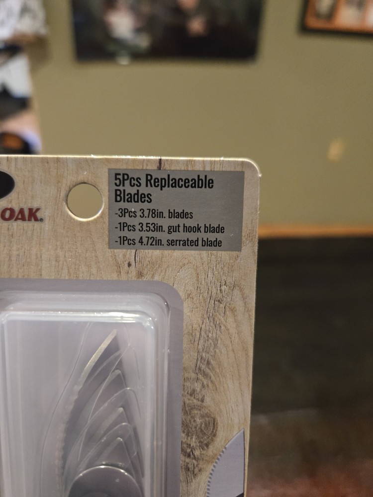 Mossy Oak Country Roots 5pc Replaceable Blades.