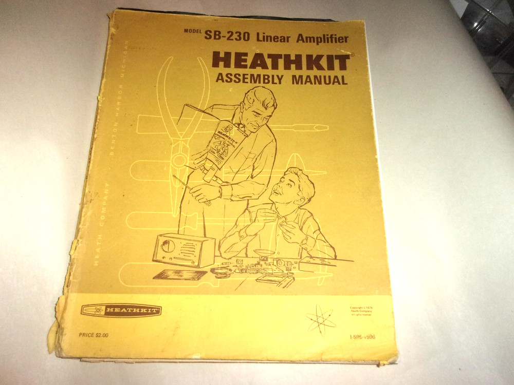 HEATHKIT SB-230 Linear Amplifier Assembly Manual Original
