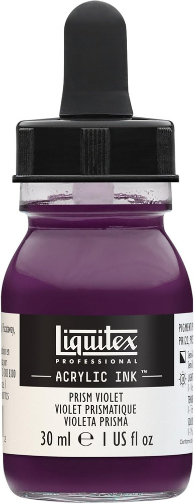 Professional Acrylic Ink, 1-Oz (30Ml) Jar, Prism Violet