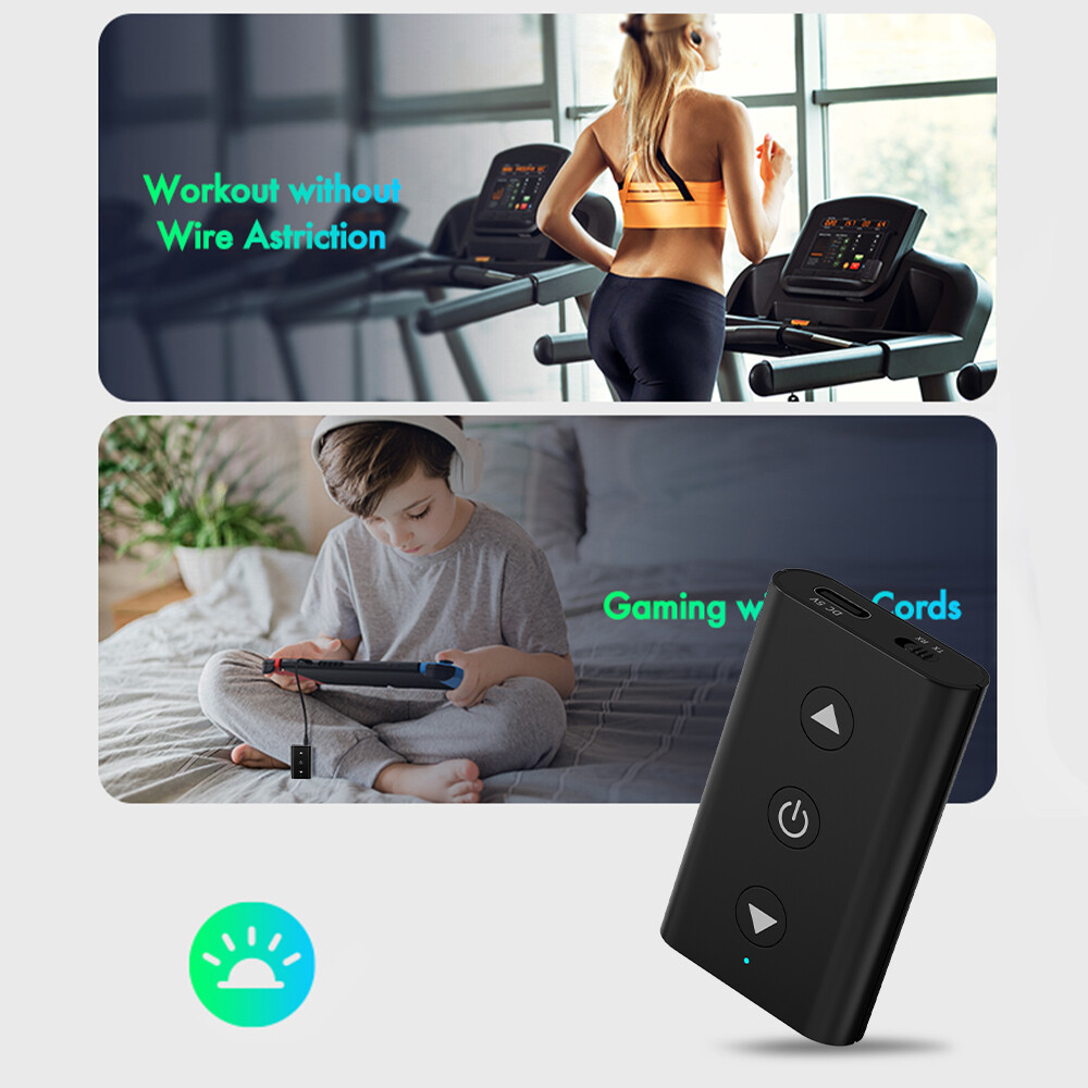 2in1 USB Wireless Bluetooth 5.1 Transmitter Receiver for Music Audio Aux Adapter