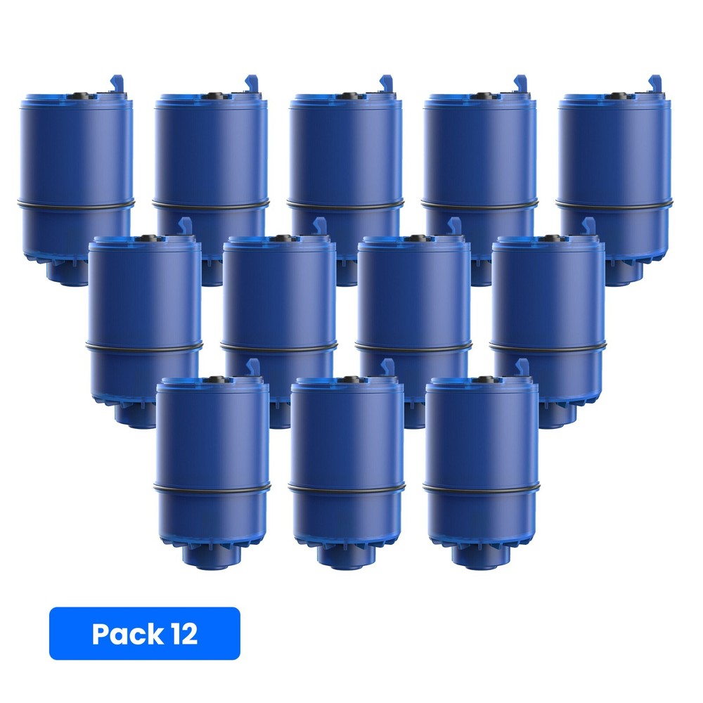 AQUA CREST Water Filter Replacement for RF-9999® Faucet , NSF Certified, 12 Pack