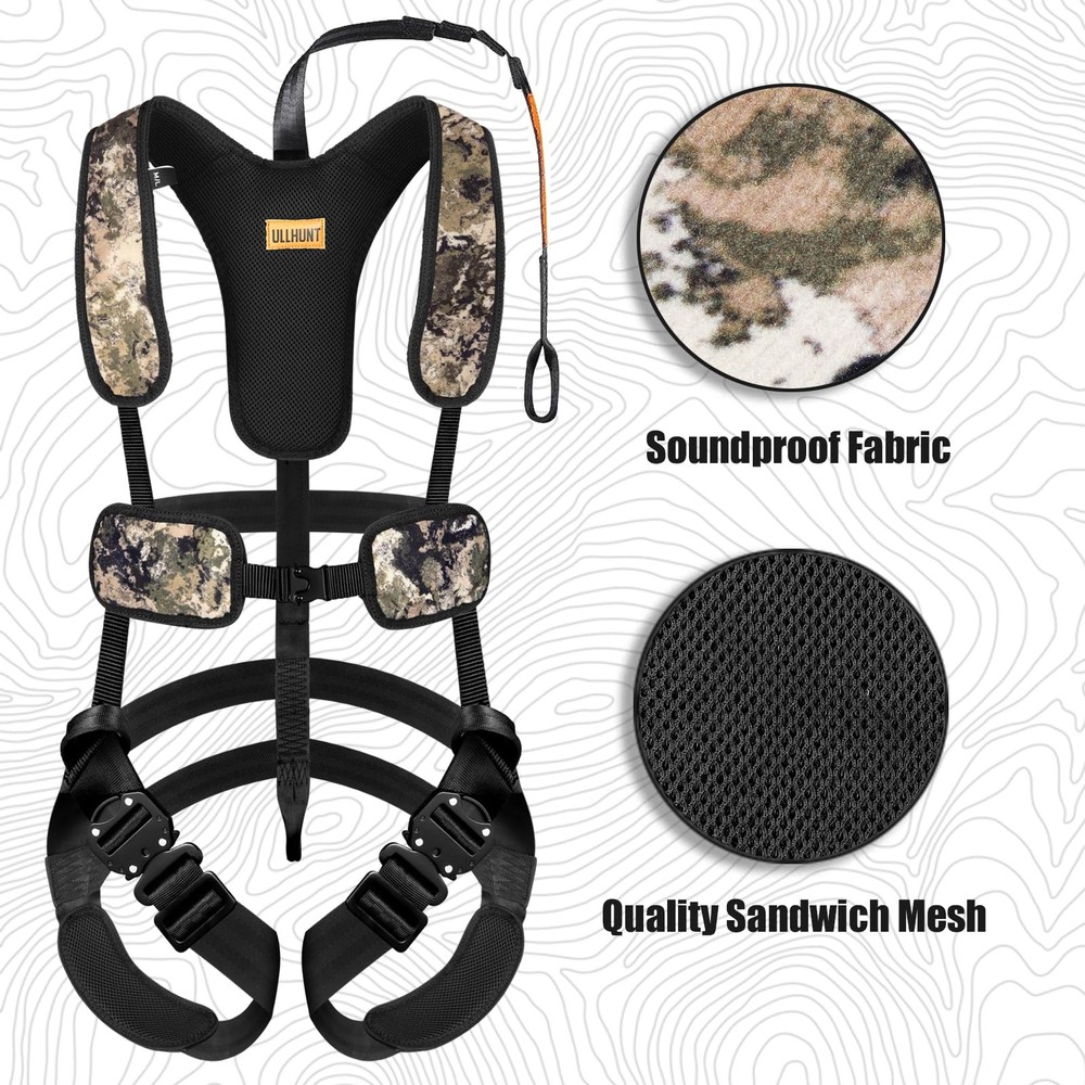 Safety Tree Stand Harness: Lightweight Hunter Safety Harness for Tree-Stand, ...