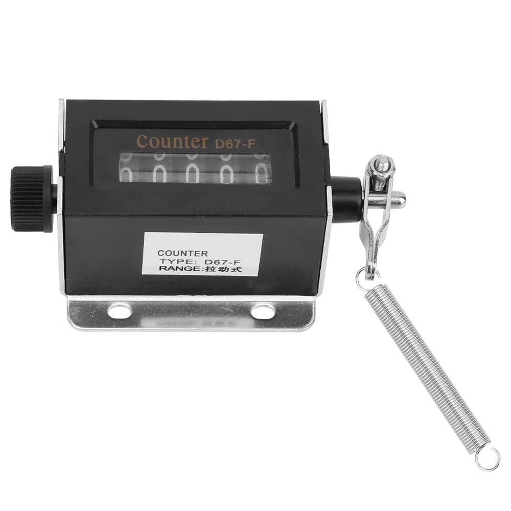 5 Digit Pull Counter D67-F 5 Digit Mechanical Resettable Manual Hand Pull Stroke