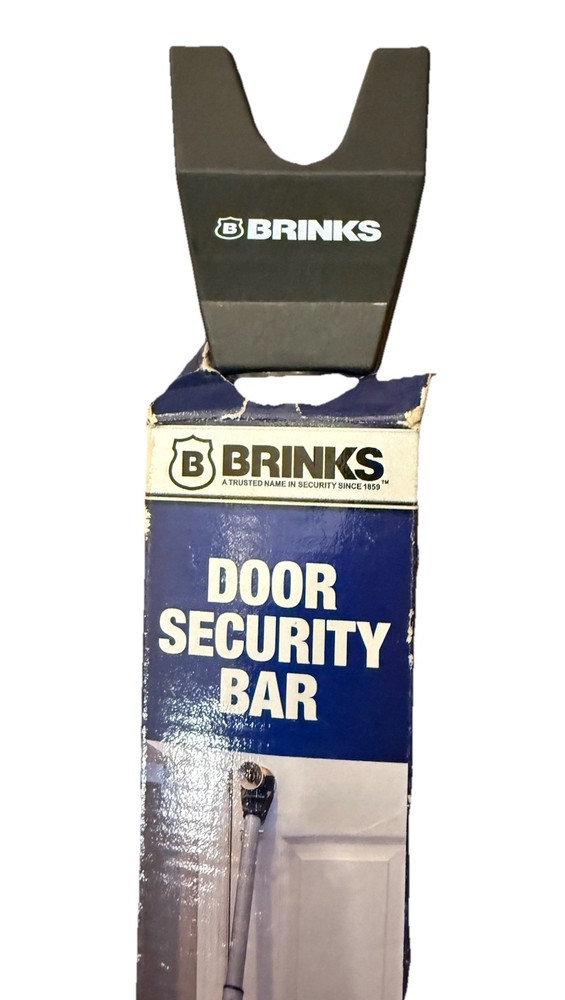 BRINKS Steel Adjustable 25"-43" Security Bars Front & Back Door Protection