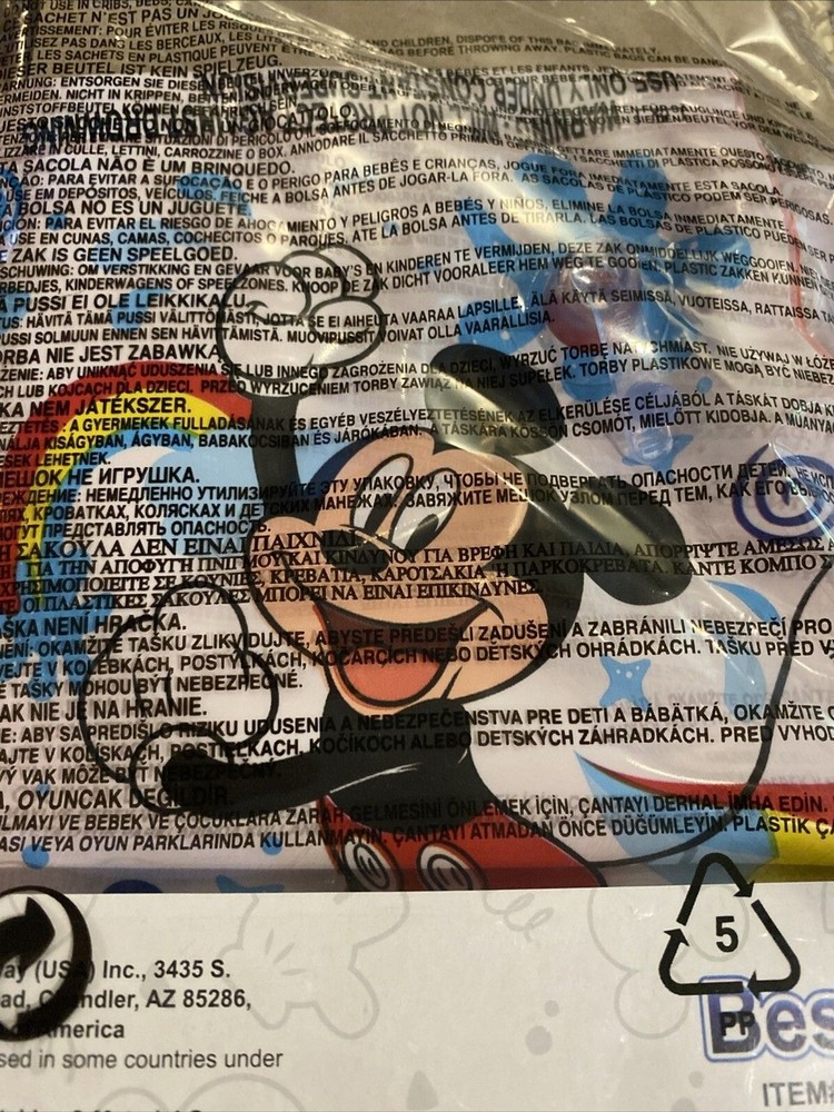 Mickey Mouse Float Armbands Pool Floaties Disney Junior Swimming Ages 3 - 6
